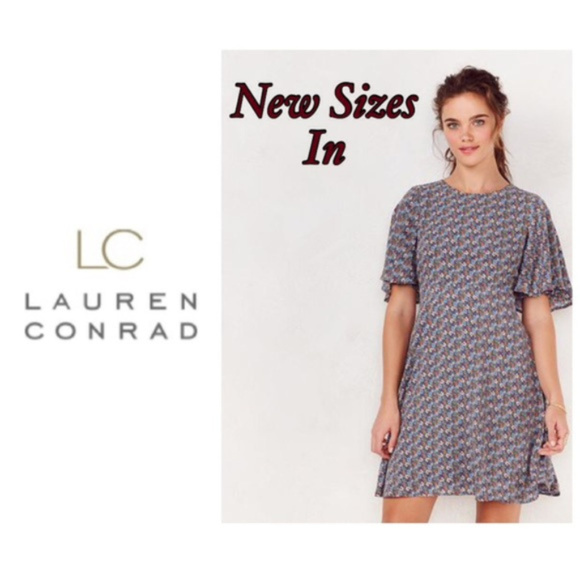 LC Lauren Conrad Dresses & Skirts - SOLD LC Lauren Conrad Babydoll Dress Blue Sz